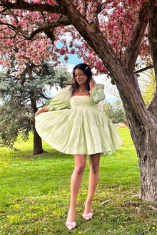  Green Fairy Babydoll Dress