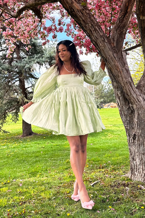 Green Fairy Babydoll Dress