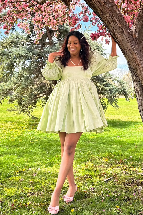 Green Fairy Babydoll Dress ExoLavi Green Fairy Babydoll Dress ExoLavi