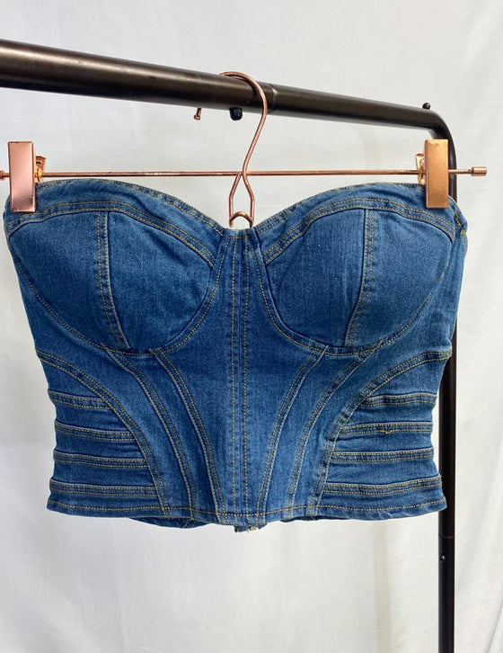 Wild Heart Denim Top