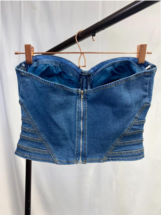 Wild Heart Denim Top