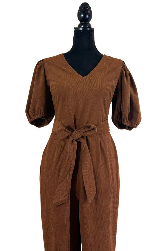 Cocoa Corduroy Jumpsuit